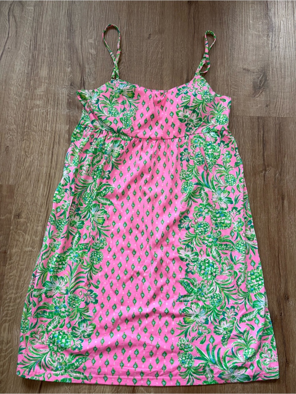 Lilly Pulitzer Libra Pink Shandy Oh Diamond Girl 100% cotton Sundress